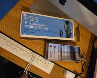 vintage Montgomery Ward / Wards Airline 8 Transistor Walkie-Talkie, Art. No. 62-552