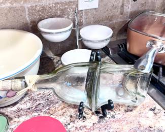Melted Bottle Spoon Rest