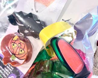 Cookie cutters and baking supplies