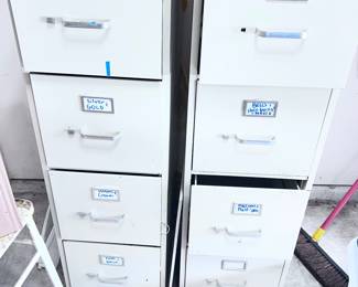 File Cabinets (available for early pick up).