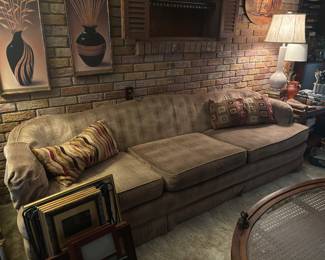 Living room furniture and decor