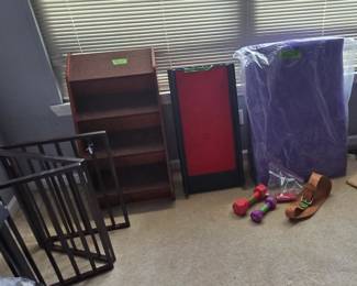 DOG GATE, DOG STEPS, DOG RAMP, EXERCISE ITEMS