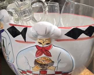ITALIAN SALAD SERVING BOWL