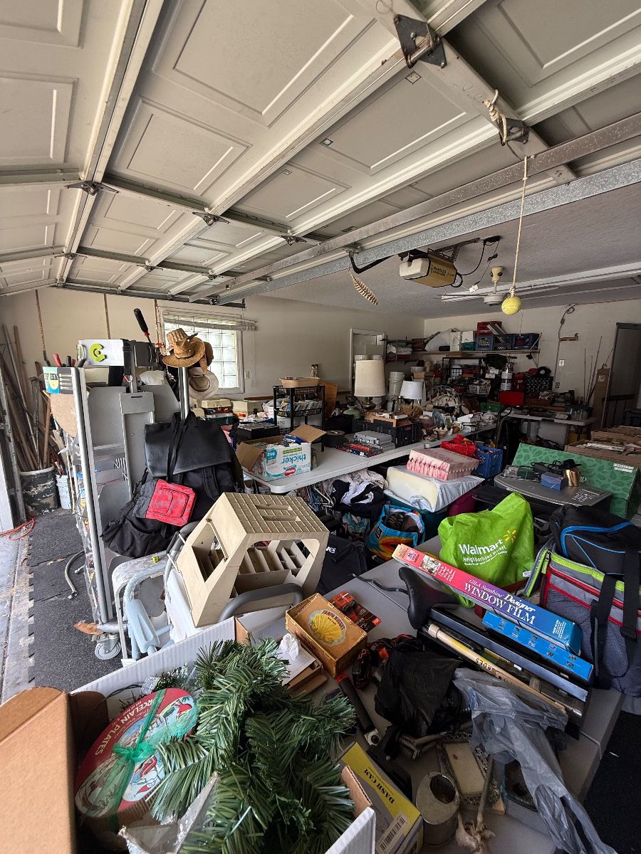Packed garage