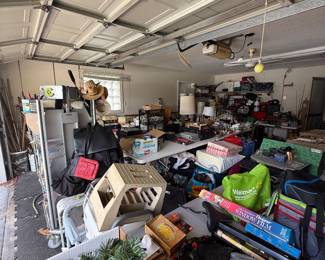 Packed garage