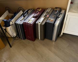 Vintage brief cases