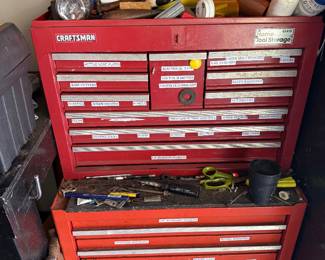 craftsman tool chest, loaded