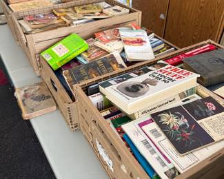 vintage books and magazines
