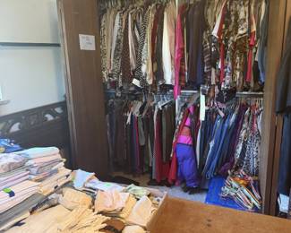 vintage clothing, linens