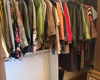 vintage clothing, coats, artwork