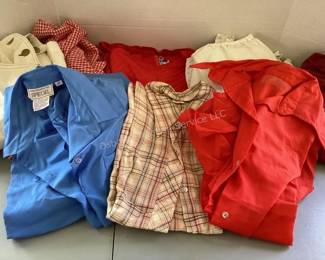 Large variety of vintage clothing