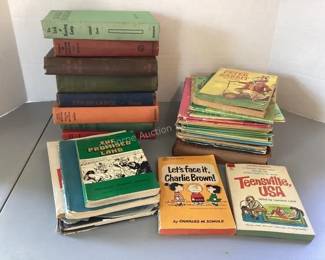 Lots of vintage books