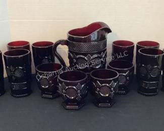 several lots of Avon Cape Cod dishes