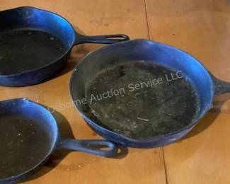 Cast iron pans