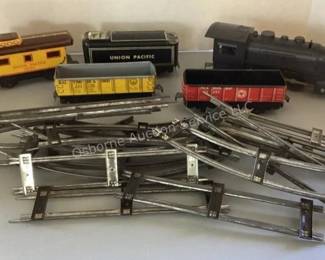 MARX metal train cars