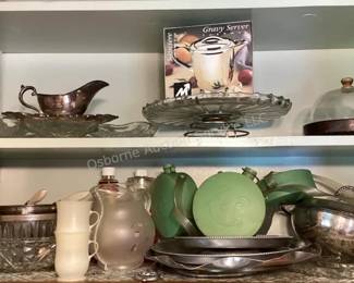 Vintage serving dishes, Koolaid collectibles