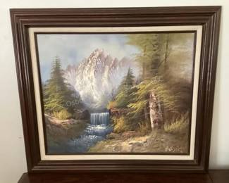 Vintage canvas picture
