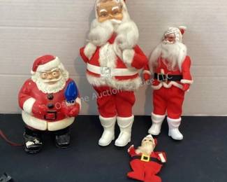 Vintage Santa Claus figurines