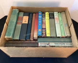 Lots of vintage books