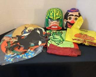 Vintage Halloween Costumes & decor