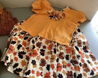 Large variety of vintage clothing