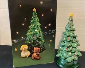 Avon ceramic Christmas Tree Pomander