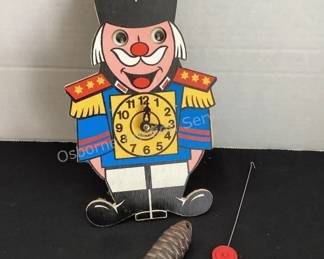 Germany soldier clock with googly eyes