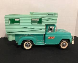 Buddy L truck with camper