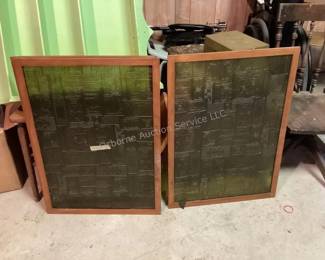 MCM glass panels