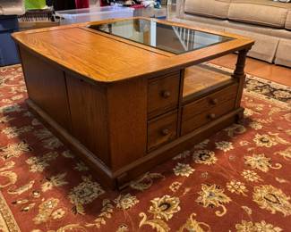 Solid oak with storave