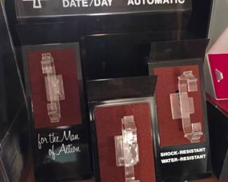 Bulova counter display 1940 to 1970