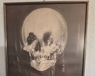 Lady in skull