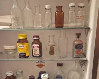 Old medicine bottles
