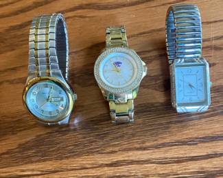 Men's watches: Waltham, Jack Mason K State, Blair