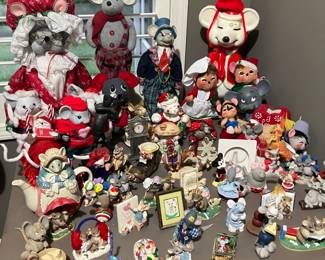 Collection of Christmas mice