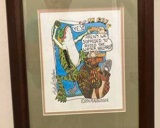 Signed Michael Bledsoe print