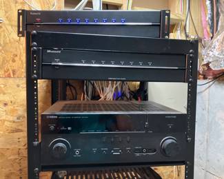 Yamaha natural sound receiver RX-A740, Russound D1650 digital amp