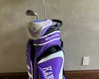 K State golf bag