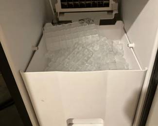 Interior of ice maker