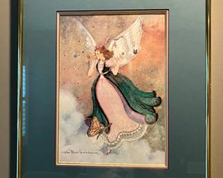 Signed and numbered Bob Holloway fairy print