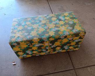 Flower Power Storage Trunk