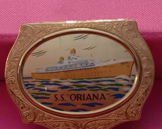 S.S. Oriana Powder Compact