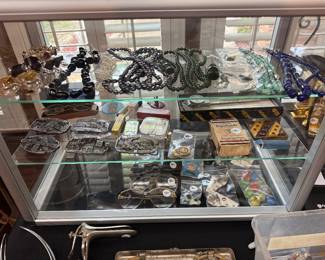 Pearls, Turquoise, Lapis, Jade, Buckles, Designer Glasses, etc.