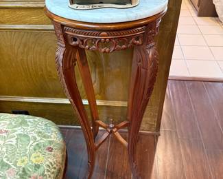 Marble top Plant stand