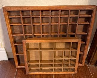 Printing drawer shelves