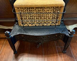 Antique Cast Iron Gas Fireplace insert
