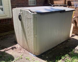 Suncast outdoor storage