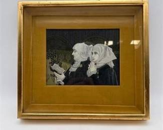 0233 Neyret Freres Les Rameaux Woven Silk Picture