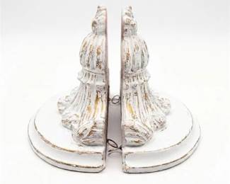 0210 Pair Roman Art Co. Robia Ware Chalkware Wall Brackets