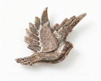 87 Sterling Silver Bird in Flight Brooch